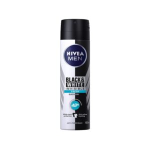 اسپری بدن مردانه نیوآ Black & White Invisible Fresh